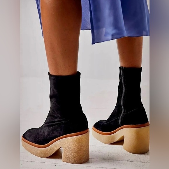 Free People Gigi Ankle Boots Size 38/8 - Picture 3 of 10